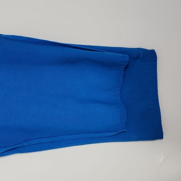 Maison Martin Margiela MM6 Blue Knit Top Duster Cover Up Size L - Picture 6 of 12